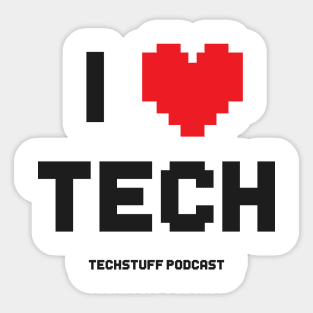 I Heart Tech Sticker